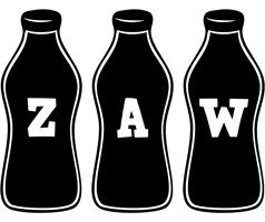 Zaw bottle logo