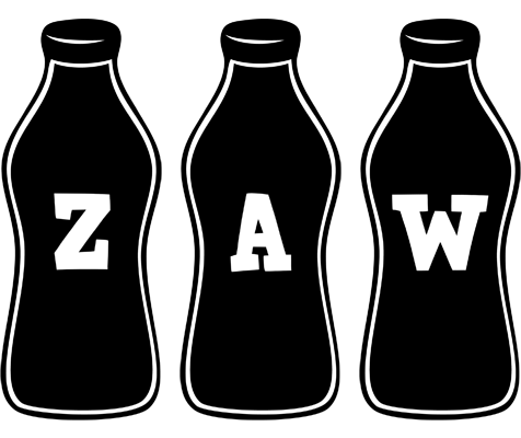 Zaw bottle logo