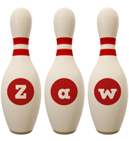 Zaw bowling-pin logo