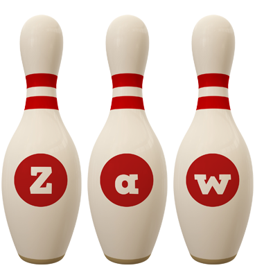 Zaw bowling-pin logo
