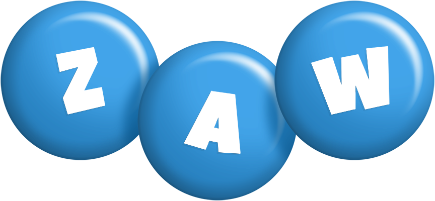 Zaw candy-blue logo