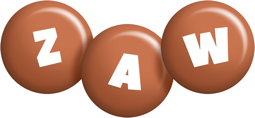 Zaw candy-brown logo