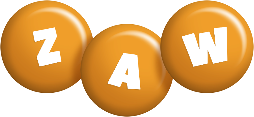 Zaw candy-orange logo