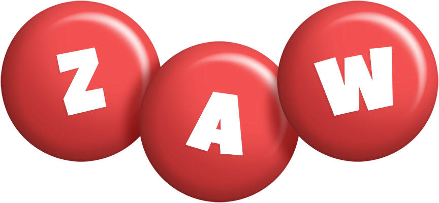 Zaw candy-red logo