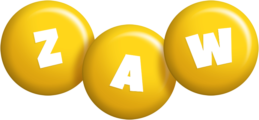 Zaw candy-yellow logo