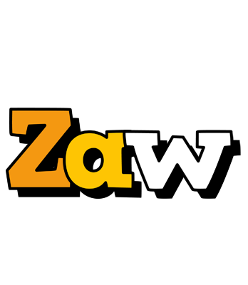 Zaw cartoon logo