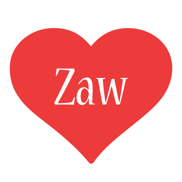 Zaw love logo