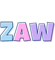 Zaw pastel logo