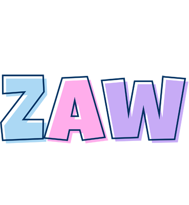 Zaw pastel logo