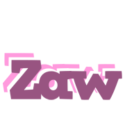 Zaw relaxing logo