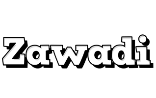 Zawadi snowing logo