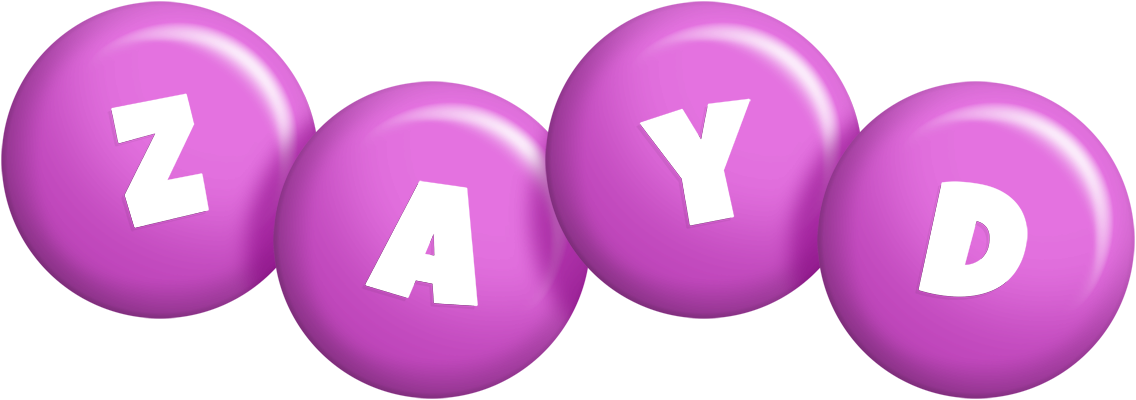 Zayd candy-purple logo