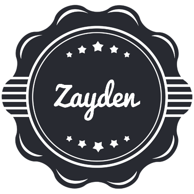 Zayden badge logo