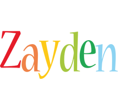 Zayden birthday logo