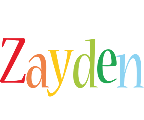 Zayden birthday logo