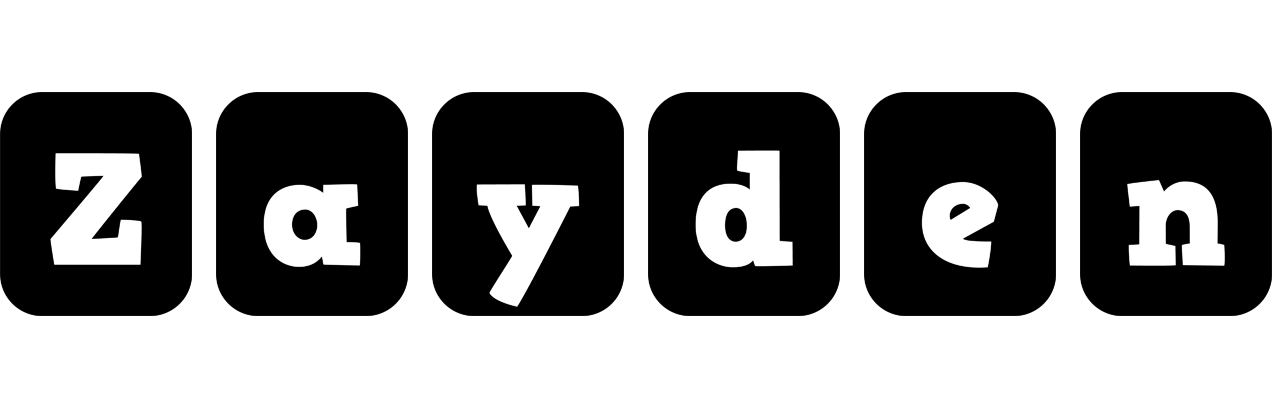 Zayden box logo