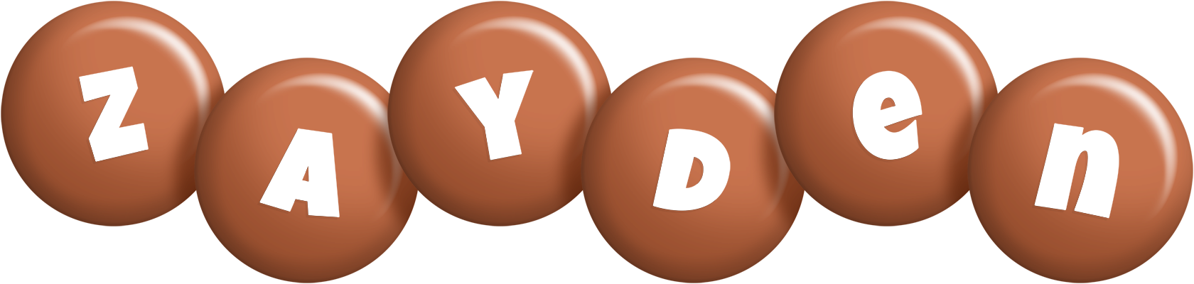 Zayden candy-brown logo