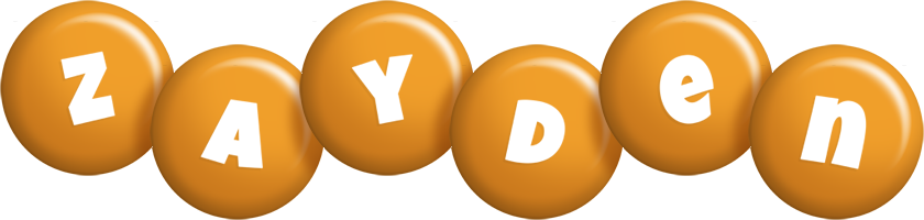 Zayden candy-orange logo