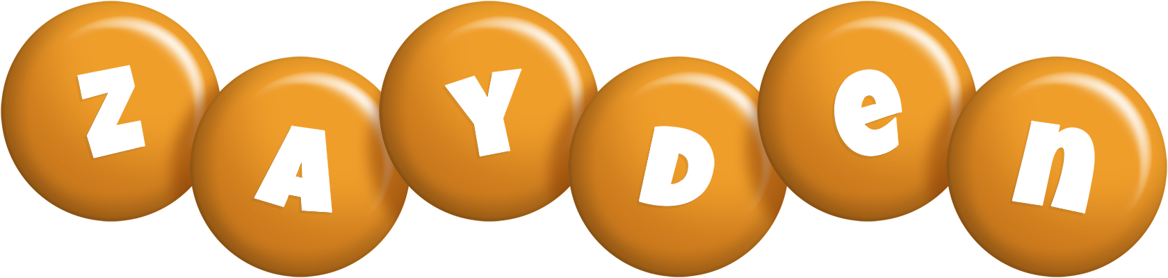 Zayden candy-orange logo