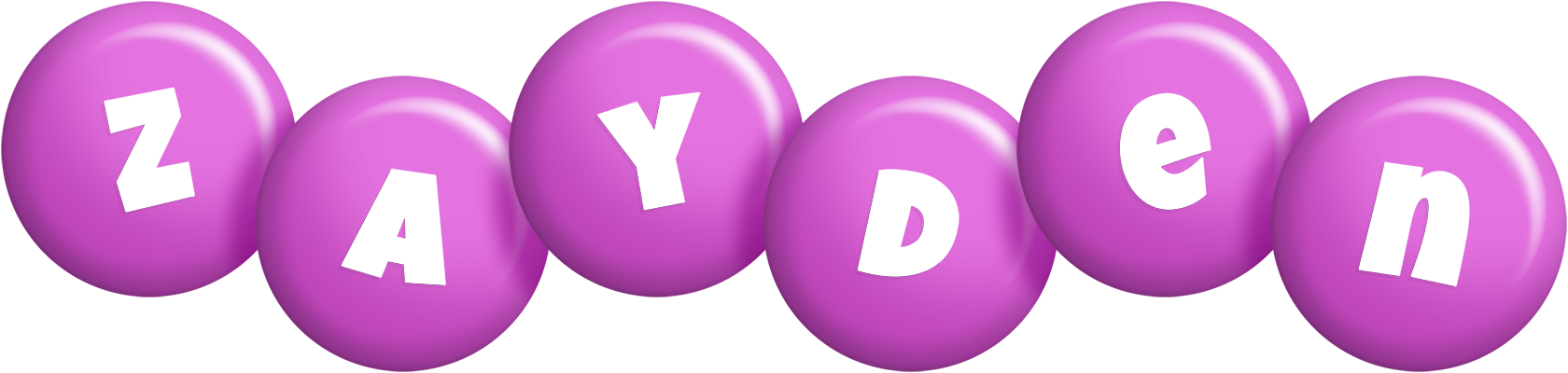 Zayden candy-purple logo