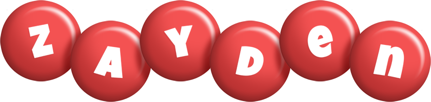 Zayden candy-red logo