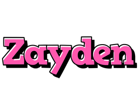 Zayden girlish logo