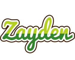 Zayden golfing logo