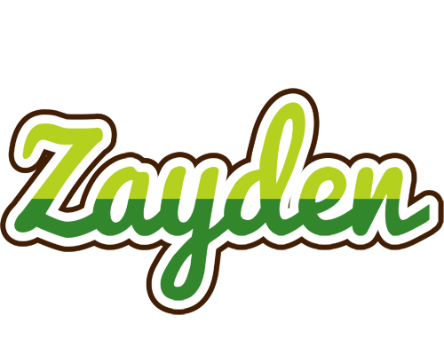 Zayden golfing logo