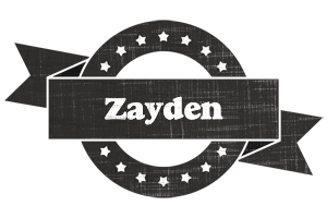 Zayden grunge logo