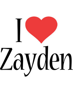Zayden i-love logo
