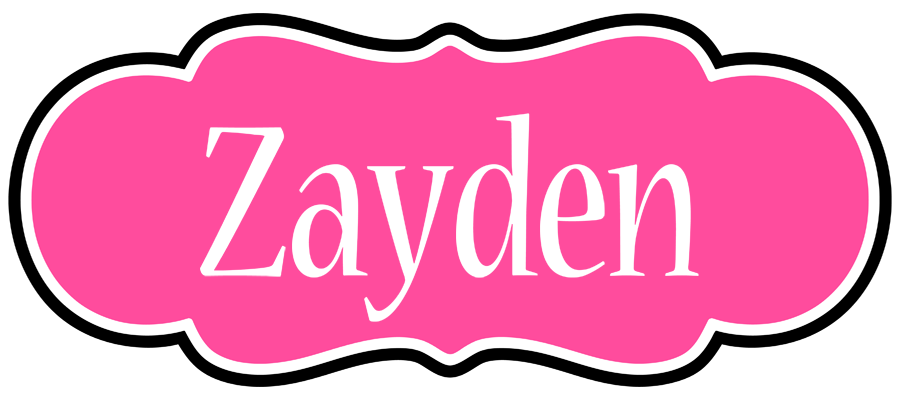 Zayden invitation logo