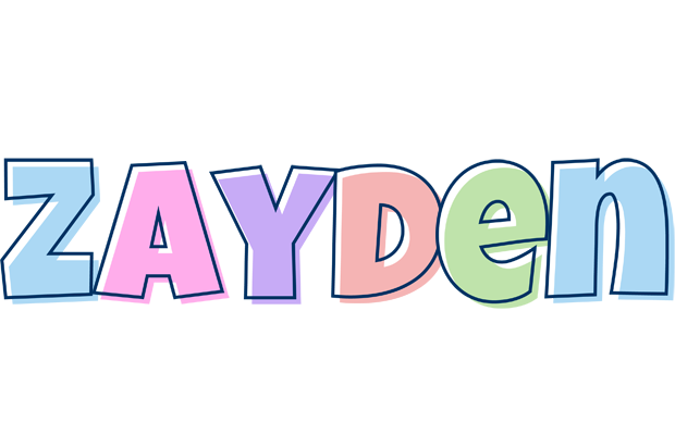Zayden pastel logo