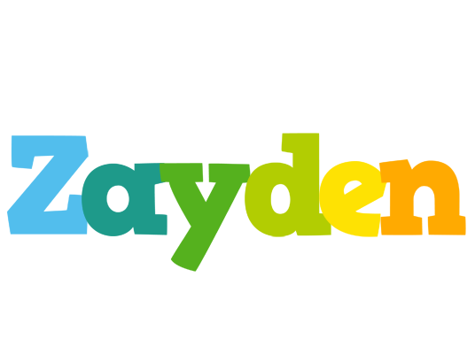 Zayden rainbows logo