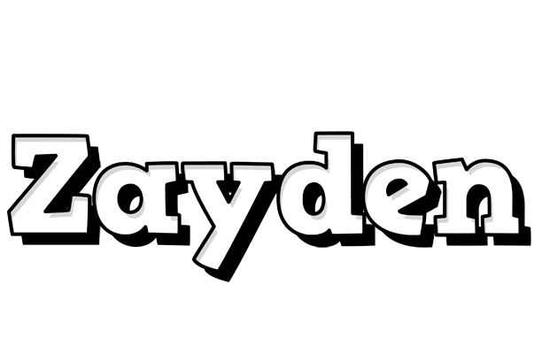 Zayden snowing logo
