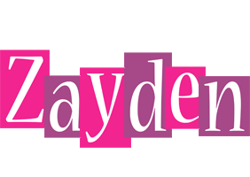 Zayden whine logo