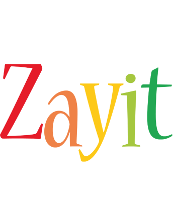 Zayit birthday logo