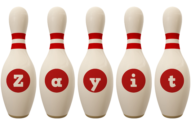 Zayit bowling-pin logo