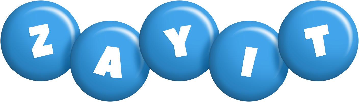 Zayit candy-blue logo