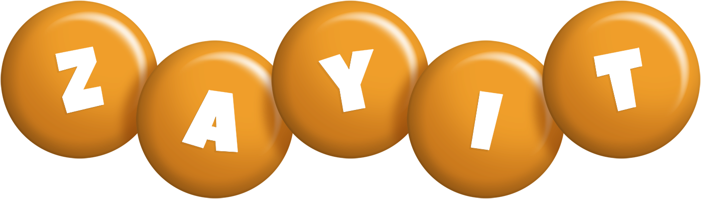 Zayit candy-orange logo