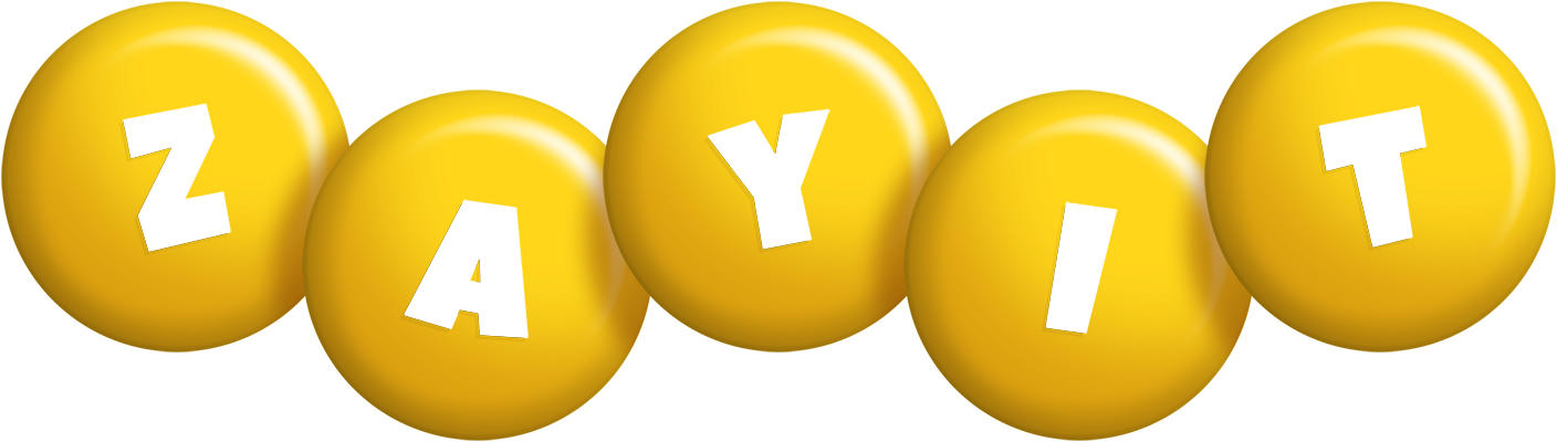 Zayit candy-yellow logo