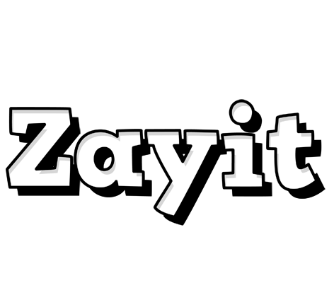 Zayit snowing logo