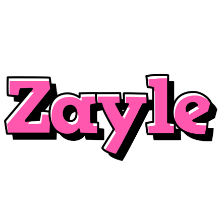Zayle girlish logo