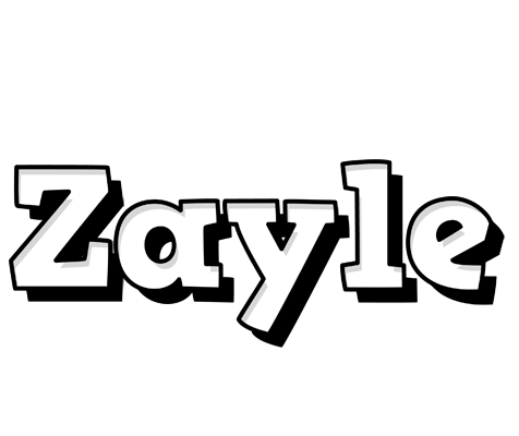 Zayle snowing logo