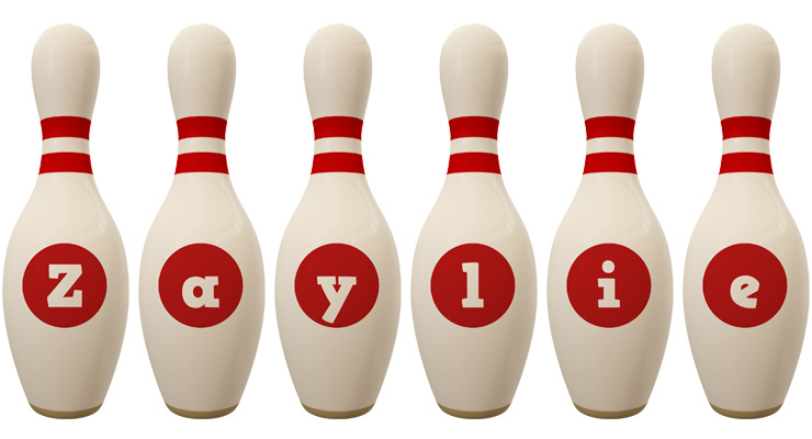 Zaylie bowling-pin logo