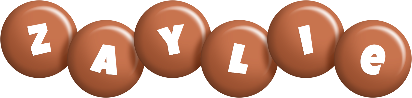 Zaylie candy-brown logo