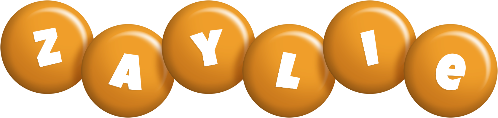 Zaylie candy-orange logo