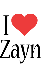 Zayn i-love logo