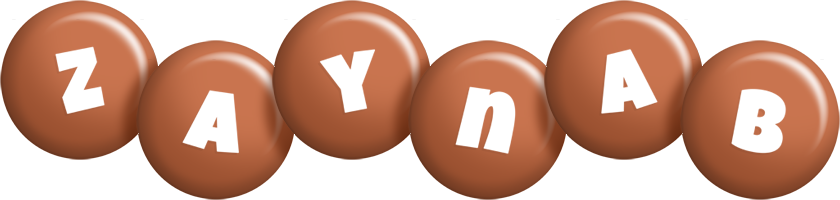 Zaynab candy-brown logo