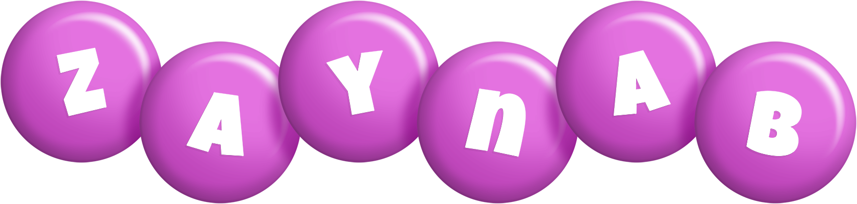 Zaynab candy-purple logo
