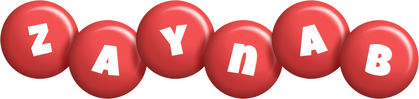 Zaynab candy-red logo